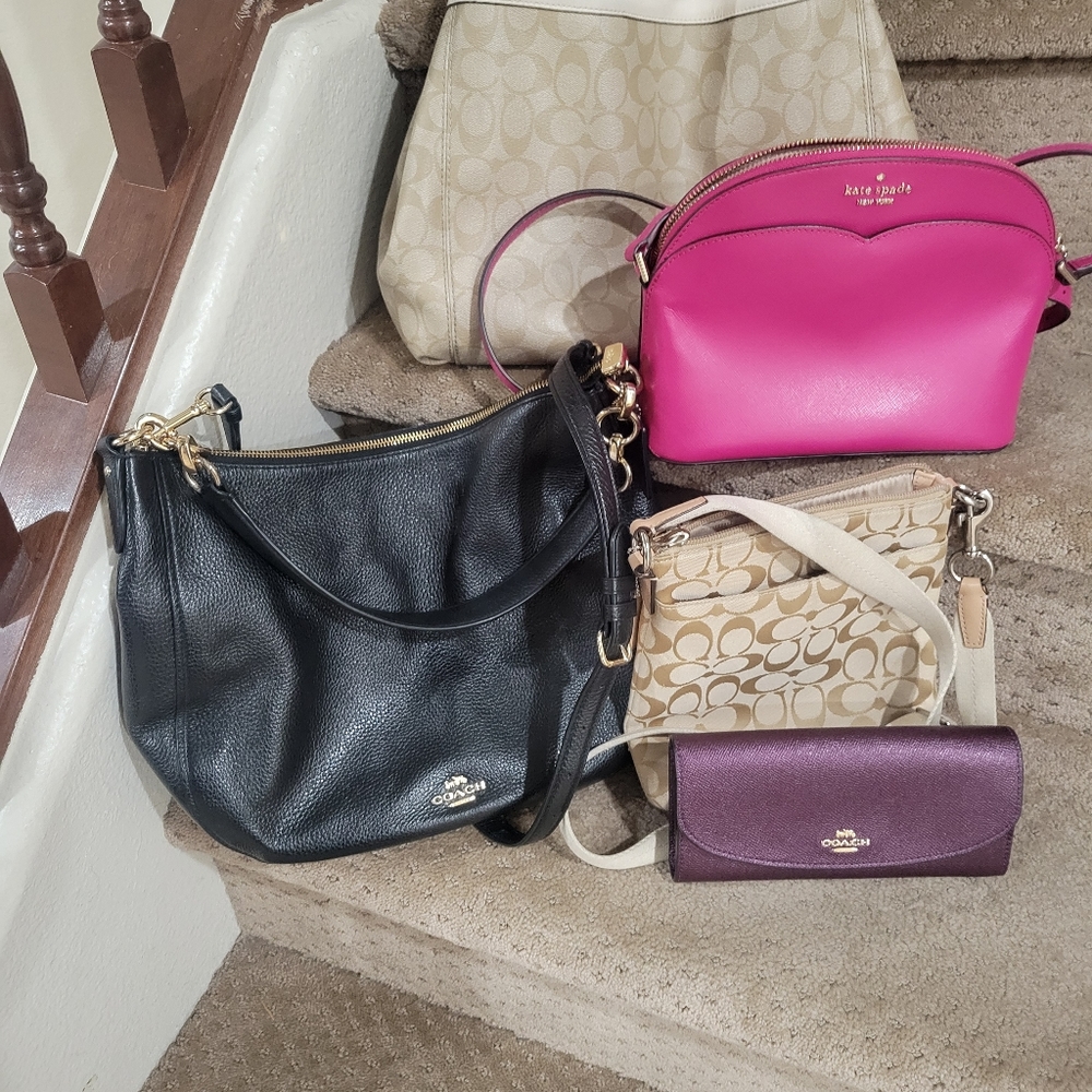 Coach and Kate Spade Handbags and wallet - Picture 1 of 11